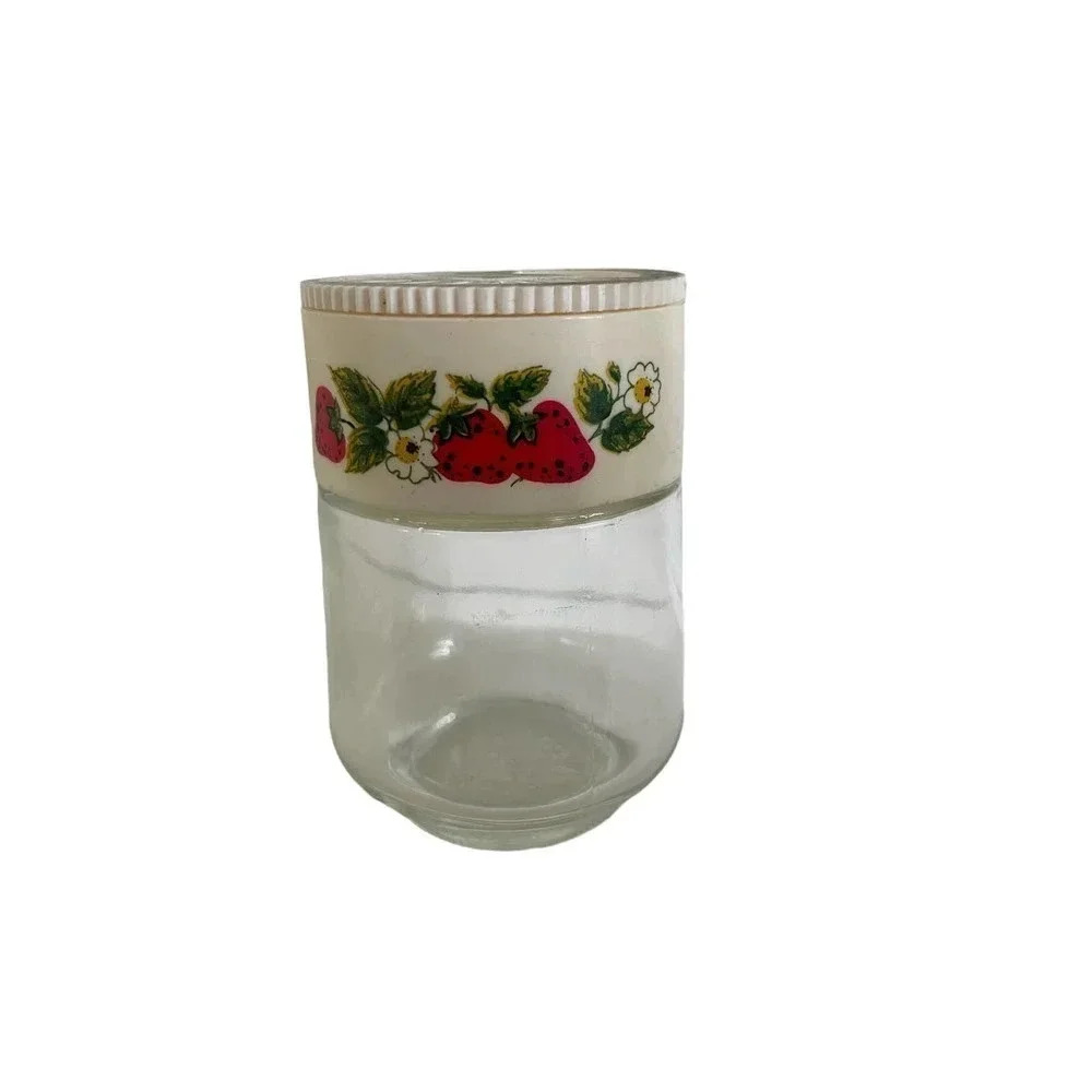 Gemco Strawberry Glass Jar